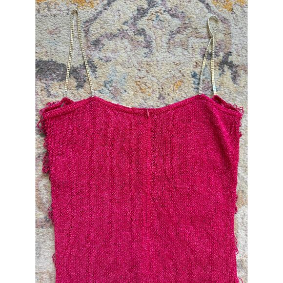 Magda Butrym Pink Crochet Flower Mini Shift Dress - Picture 14 of 16